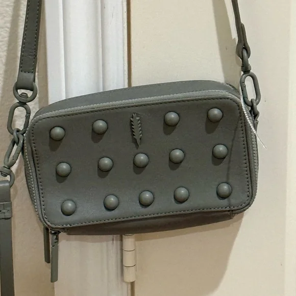 Thacker Elegant Gray green Crossbody Bag NWOT - Picture 1 of 11